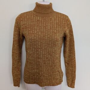 Veeko wool blend knit turtleneck sweater small
